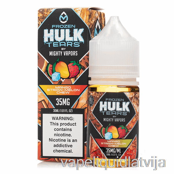 Saldētu Mango Salmu Melones Košļājamā Košļāšana - Hulk Asaru Sāļi - 30ml 35mg Vape šķidrums